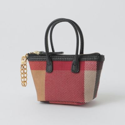 ＜BLUE LABEL CRESTBRIDGE (Women)＞【取扱店舗限定】ミニトートチャーム（５５２８９６６１＿＿）