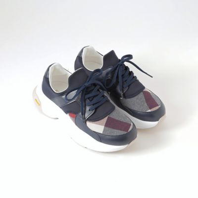 クレストブリッジチェックスニーカー（55403827＿＿） | BLUE