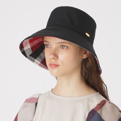 ＜BLUE LABEL CRESTBRIDGE (Women)＞ツバ広バケットハット（５５５０２２０５＿＿）