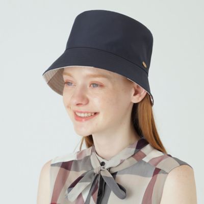 ＜BLUE LABEL CRESTBRIDGE (Women)＞リバーシブルバケットハット（５５５０６１３８＿＿）