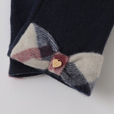 クレストブリッジチェックリボングローブ（５５６０３４３２＿＿）