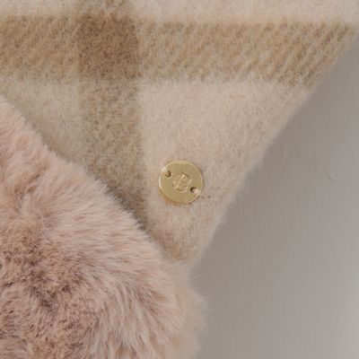 クレストブリッジチェックファーグローブ（５５６０５４３４＿＿）