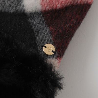 クレストブリッジチェックファーグローブ（５５６０５４３４＿＿）