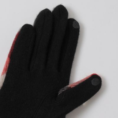 クレストブリッジチェックファーグローブ（５５６０５４３４＿＿）
