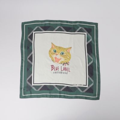 キャットプリントスカーフ（５５７０１５１２＿＿）