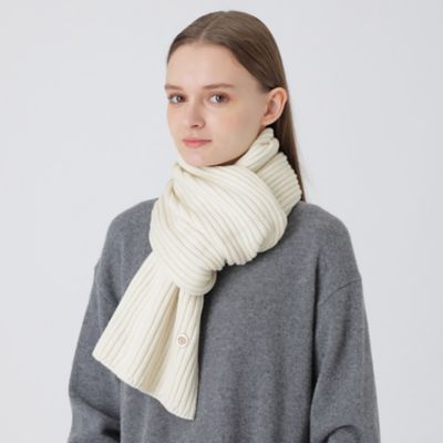 ＜BLUE LABEL CRESTBRIDGE (Women)＞ニットマフラー（５５７０２４１９＿＿）