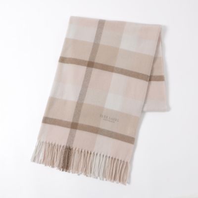クレストブリッジチェックウォッシャブルカシミヤストール（５５７０４２３１＿＿）