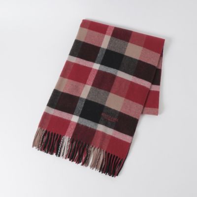 クレストブリッジチェックウォッシャブルカシミヤストール（５５７０４２３１＿＿）
