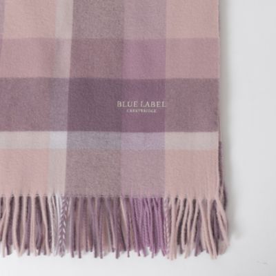 クレストブリッジチェックウォッシャブルカシミヤストール（５５７０４２３１＿＿）