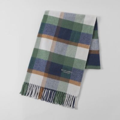 クレストブリッジチェックウォッシャブルカシミヤストール（５５７０６８３５＿＿）