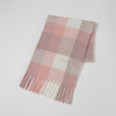 クレストブリッジチェックビッグスケールマフラー（５５７０７４３９＿＿）