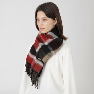 一部店舗限定】リバーシブルクレストブリッジチェックストール