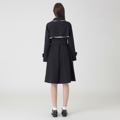 ハイツイストコットンライクツイルステンカラーコート（５５Ａ０２５０５＿＿）