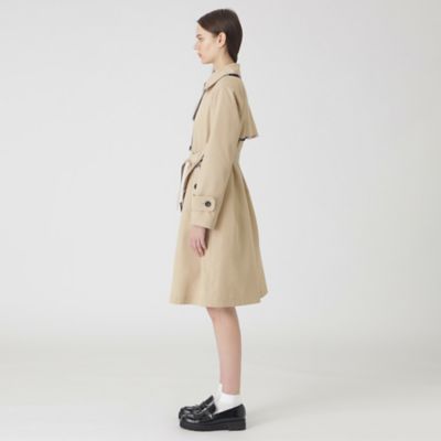 ハイツイストコットンライクツイルステンカラーコート（５５Ａ０２５０５＿＿）