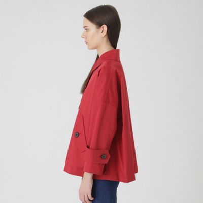 ブルーレーベルクレストブリッジ　 ロングコート　赤チェック　Aライン ブルーレーベルクレストブリッジ ロングコート 赤チェック A