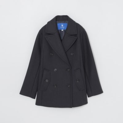 極美品BLUE LABEL CRESTBRIDGE ファインメルトンピーコート ツイルメルトンピーコート（55B01634＿＿） | BLUE LABEL