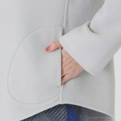クレストブリッジチェックトーナルリバーフェイスショートコート（５５Ｂ０２４４７＿＿）