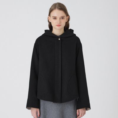 クレストブリッジチェックトーナルリバーフェイスショートコート