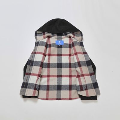 クレストブリッジチェックトーナルリバーフェイスショートコート（５５Ｂ０２４４７＿＿）