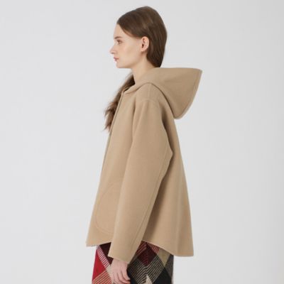 クレストブリッジチェックトーナルリバーフェイスショートコート（５５Ｂ０２４４７＿＿）
