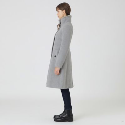 ファインダブルビーバースタンドカラーコート（55B06655＿＿