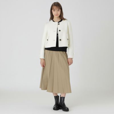 ファインダブルビーバーノーカラージャケット（55B07655＿＿