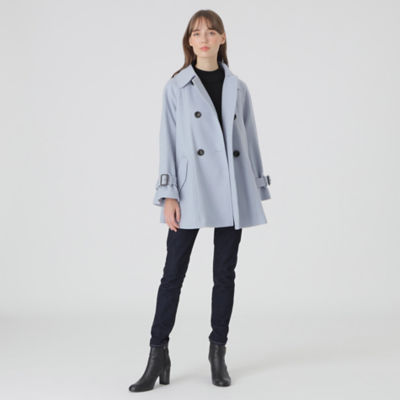 スペリオルメルトンケープコート（55B08267＿＿） | BLUE