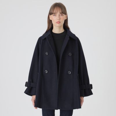 ＜BLUE LABEL CRESTBRIDGE (Women)＞スペリオルメルトンケープコート（５５Ｂ０８２６７＿＿）