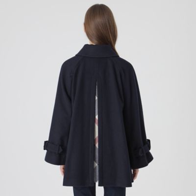 スペリオルメルトンケープコート（55B08267＿＿） | BLUE