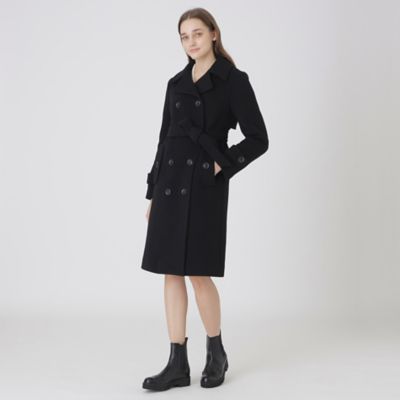 ＜BLUE LABEL CRESTBRIDGE (Women)＞ファインダブルビーバートレンチコート（５５Ｂ０８６５５＿＿）