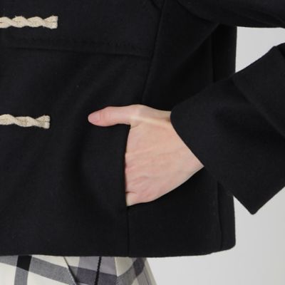 【店舗限定】リバーメルトンショートダッフルコート（５５Ｂ０９４８５＿＿）