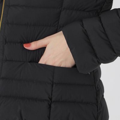 【美品＆クリーニング済み】ブルーレーベルクレストブリッジ　フード付きダウンコート ストレッチショートダウン（55C02450＿＿） | BLUE