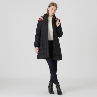 ＜BLUE LABEL CRESTBRIDGE (Women)＞ハイマルチピーチタフタロングダウンコート（５５Ｃ０７２６１＿＿）