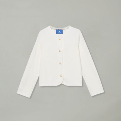 美品BLUE LABEL CRESTBRIDGE フリンジジャケット ツィード BLUE LABEL CRESTBRIDGE（ブルーレーベルクレストブリッジ）の