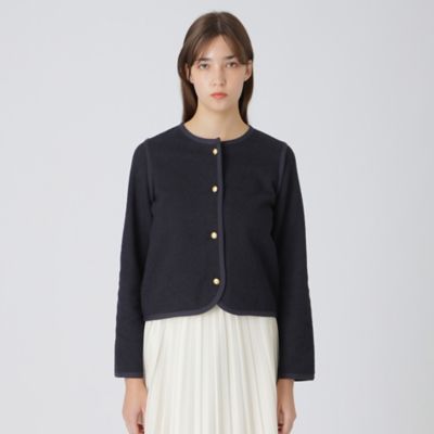 美品BLUE LABEL CRESTBRIDGE フリンジジャケット ツィード 美品BLUE LABEL CRESTBRIDGE フリンジジャケット ツィード