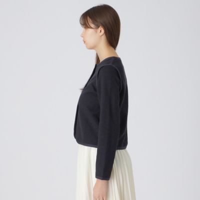 美品BLUE LABEL CRESTBRIDGE フリンジジャケット ツィード 美品BLUE LABEL CRESTBRIDGE フリンジジャケット ツィード