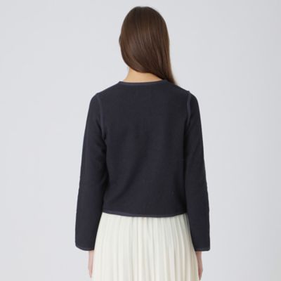 美品BLUE LABEL CRESTBRIDGE フリンジジャケット ツィード 美品BLUE LABEL CRESTBRIDGE フリンジジャケット ツィード