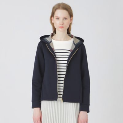 クレストブリッジチェックダンボールジップアップブルゾン（５５Ｆ０３１２４＿＿）