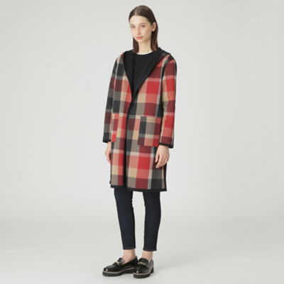 クレストブリッジチェックリバーシブルコーディガン BLUE LABEL / BLACK LABEL CRESTBRIDGE｜クレストブリッジチェック