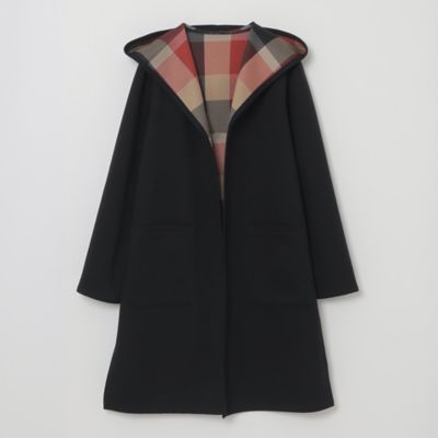 クレストブリッジチェックリバーシブルダンボールコーディガン（５５Ｆ０３５１５＿＿）