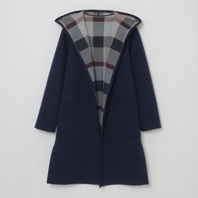 クレストブリッジチェックリバーシブルダンボールコーディガン（５５Ｆ０３５１５＿＿）