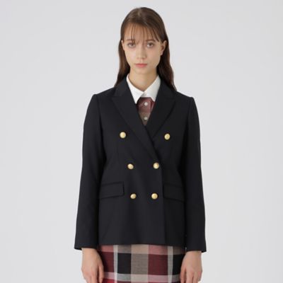 ウールストレッチブレンドブレザージャケット