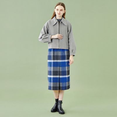 【美品】ブルーレーベルクレストブリッジ スペリオルダブルビーバーブルゾン 36 美品】ブルーレーベルクレストブリッジ スペリオルダブル