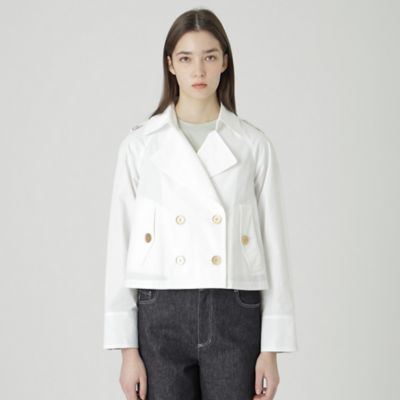 一部店舗限定】エンザイムシャンブレーショートコート