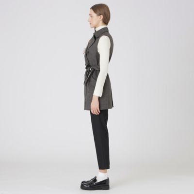 クレストブリッジチェックリバーポリウールジレ（55F09645＿＿