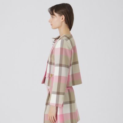 【一部店舗限定】クレストブリッジチェックツィードジャケット（５５Ｆ１０５６２＿＿）