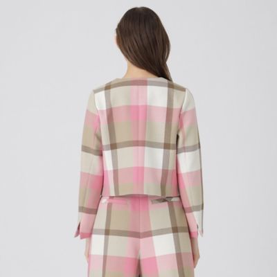 【一部店舗限定】クレストブリッジチェックツィードジャケット（５５Ｆ１０５６２＿＿）