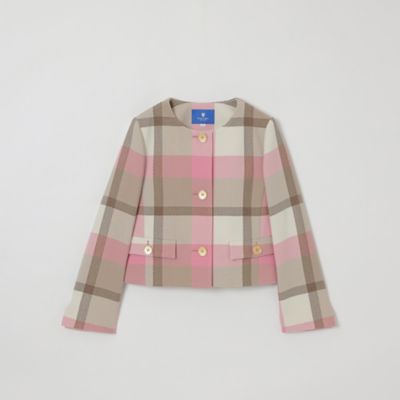 【一部店舗限定】クレストブリッジチェックツィードジャケット（５５Ｆ１０５６２＿＿）