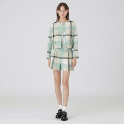【一部店舗限定】クレストブリッジチェックツィードジャケット（５５Ｆ１０５６２＿＿）