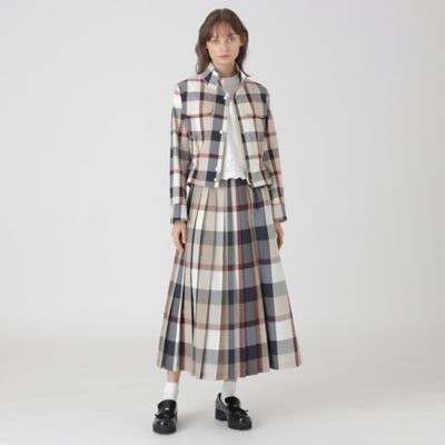 新品タグ付き★regleam バックフレアショートブルゾン セール】ブークレ スタンドカラーブルゾン/コート（ブルゾン